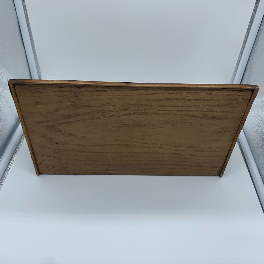 Vintage Lerner Carved Faux Wood Letter Holder Mail Organizer Storage - Picture 6 of 8